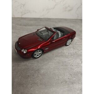 Sunnyside Mercedes Benz SL 500 2002 1:24 Red Diecast Convertible Toy Car